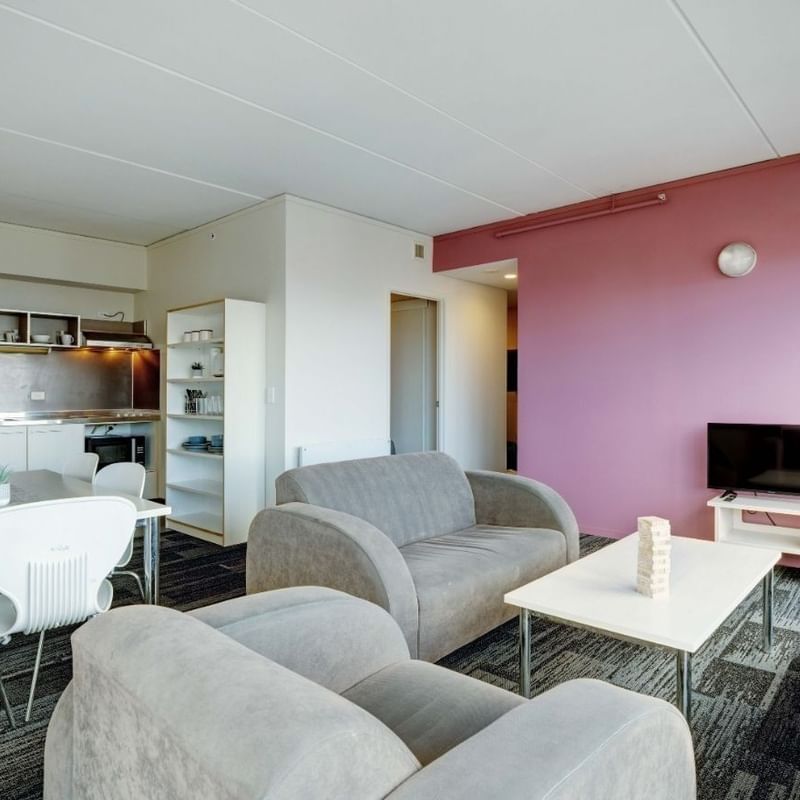 Enjoy co-living with fellow students at UniLodge Wellesley Apartments