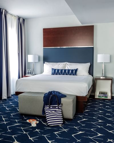 View of Deluxe room 1 king bed at Albion Miami Beach Hotel