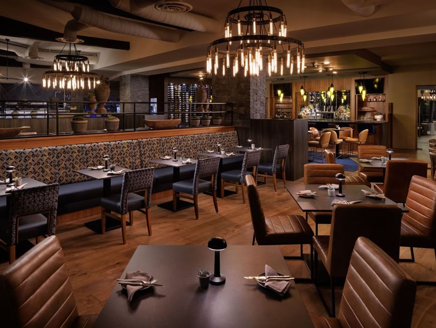 Interior of the Luxury Bar at Manteo Resort Waterfront