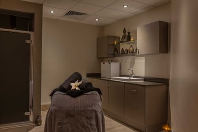 Interior view of a spa at Orsett Hall Hotel