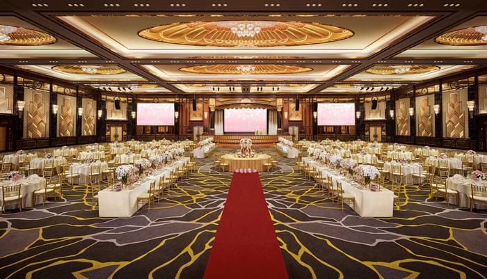 Wedding dinner at Grand Lagoon Ballroom