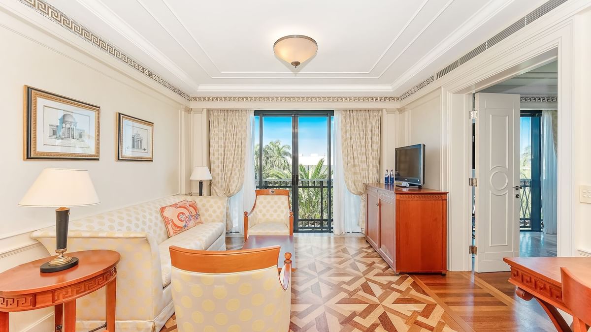 living room in Superior Suite at Imperial Gold Coast