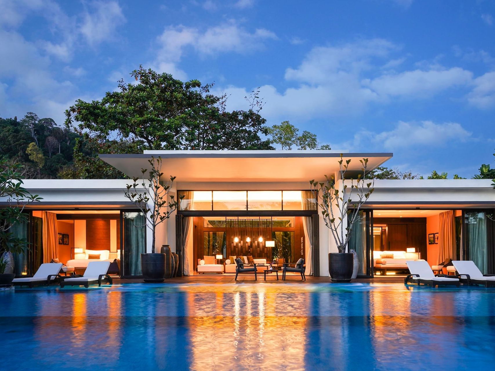 A view of Empress Beach Villa at The Danna Langkawi Hotel