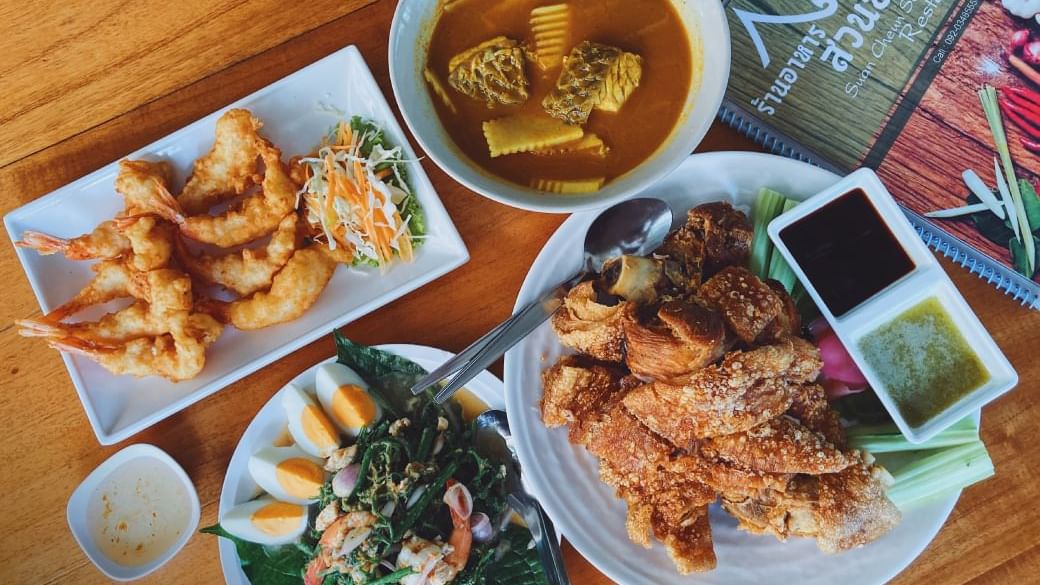 ร้านสวนชื่นสุข ร้านอาหารใกล้ฮ็อป อินน์ หาดใหญ่