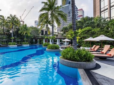 Luxury Hotel in Bangkok Thailand | Pool at Emporium Suites