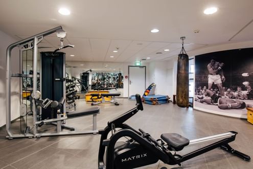equipment in gym