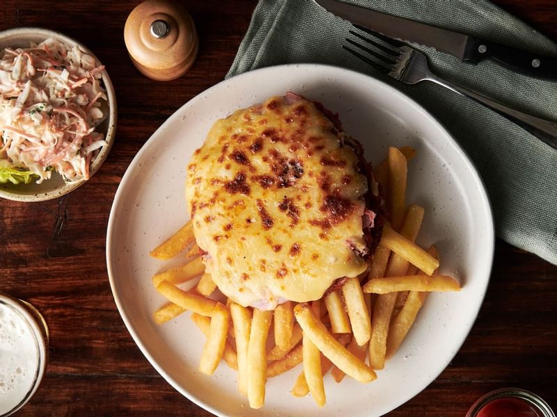 Close-up of a served dish in The Pub at Crown Hotel Melbourne