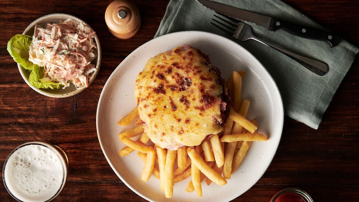 Close-up of a served dish in The Pub at Crown Hotel Melbourne