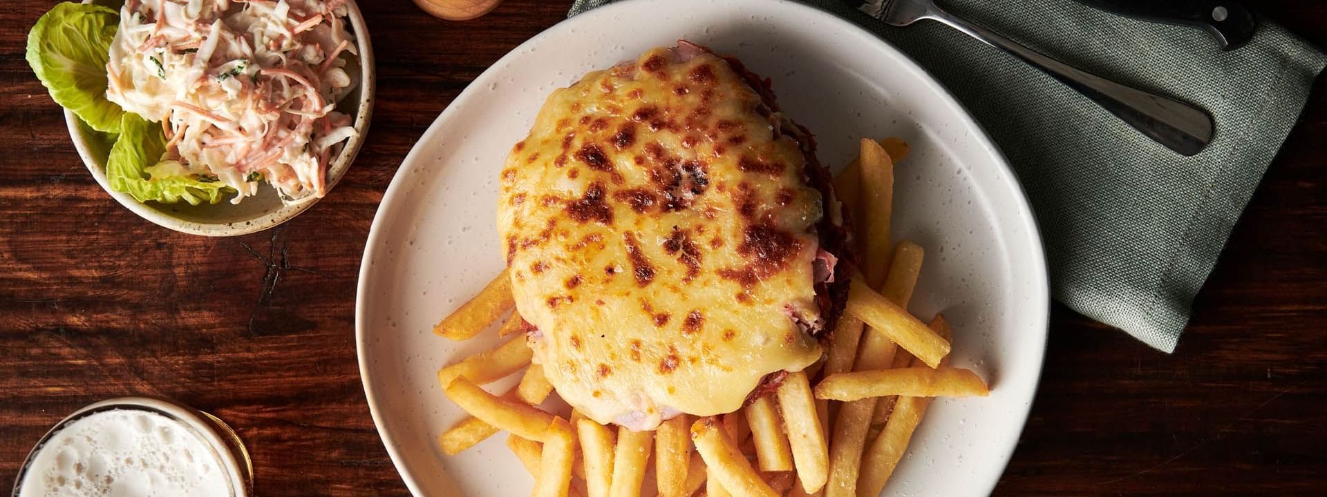 Closeup of a served dish in The Pub at Crown Hotel Melbourne