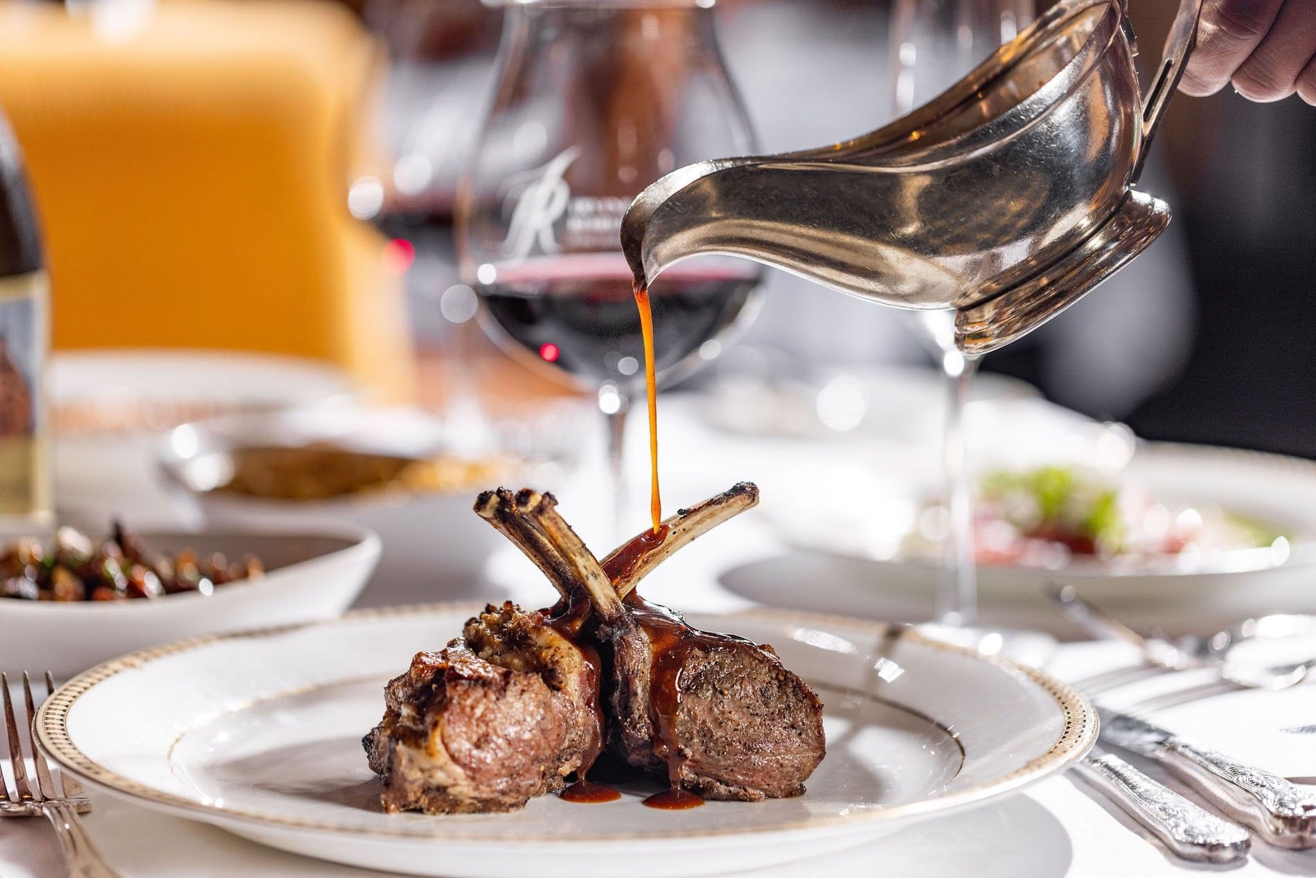 Close-up Image of a Lamb Dish