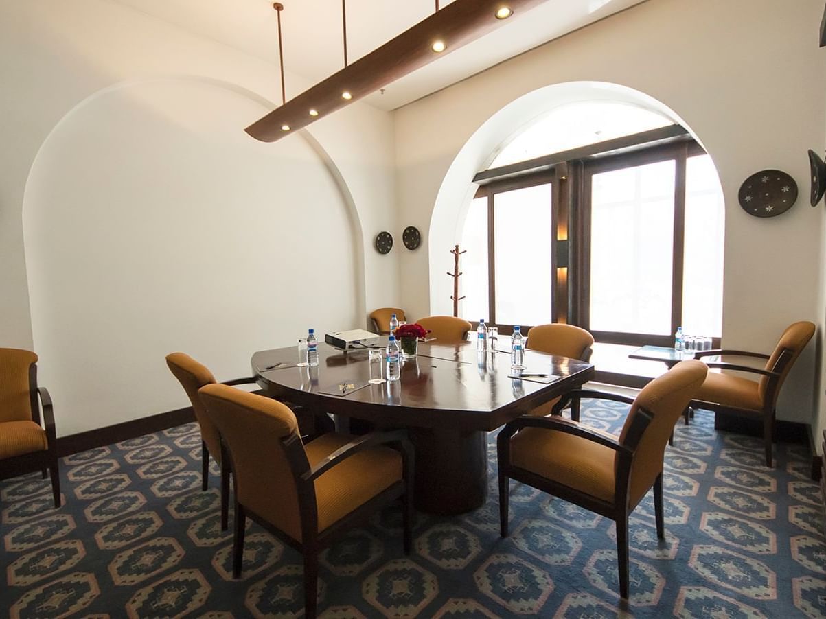 A Table setup in Patony room at Kabul Serena Hotel