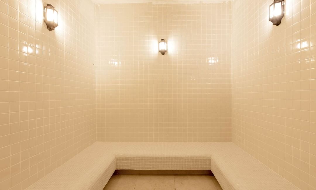 Bodrum Imperial'deki spa'daki saunanın içi