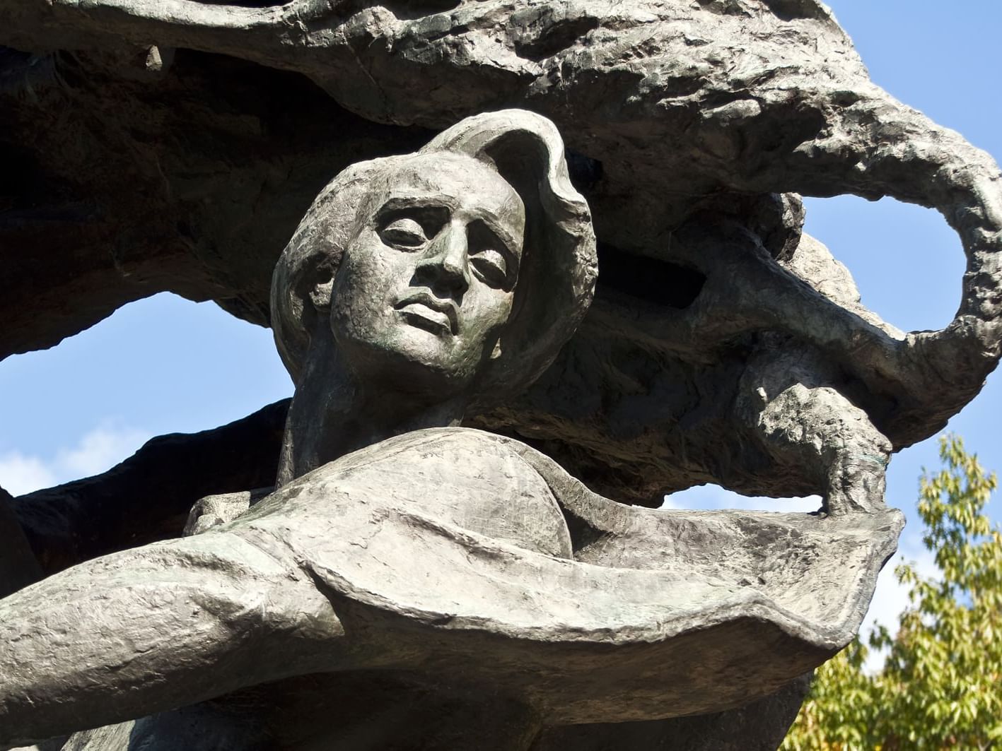 Fredric Chopin Monument near the MDM Hotel Warsaw