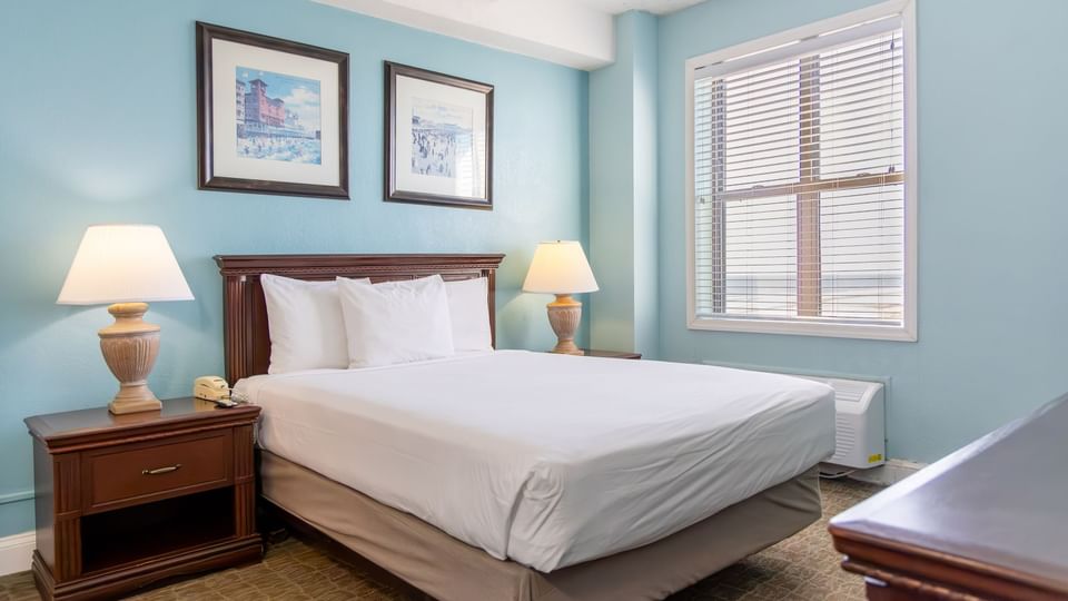 Bedroom of One-Bedroom Suite at Brigantine Beach