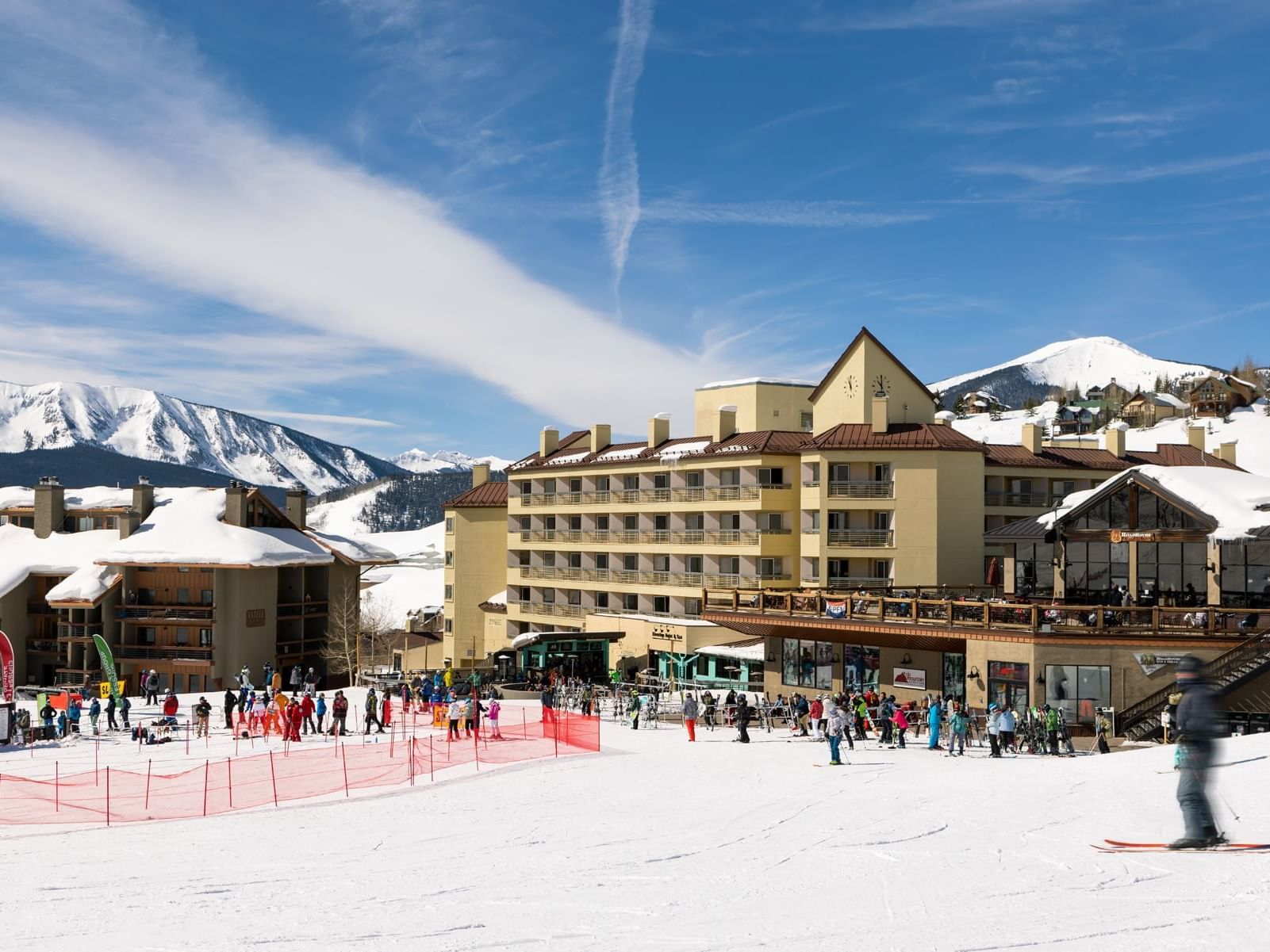 Slopeside at Crested Butte mountain at Elevation Hotel with a Parking Package offer.