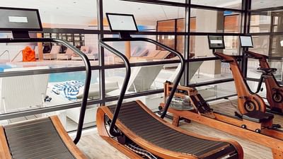Salle de fitness du ForgesHotel