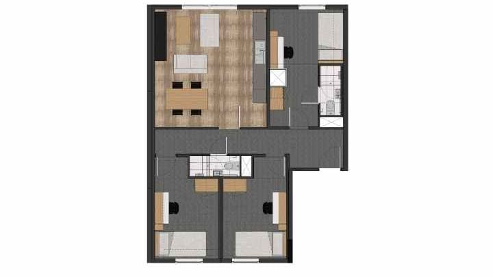 Melbourne City - 3 Bed Multishare Share Bath