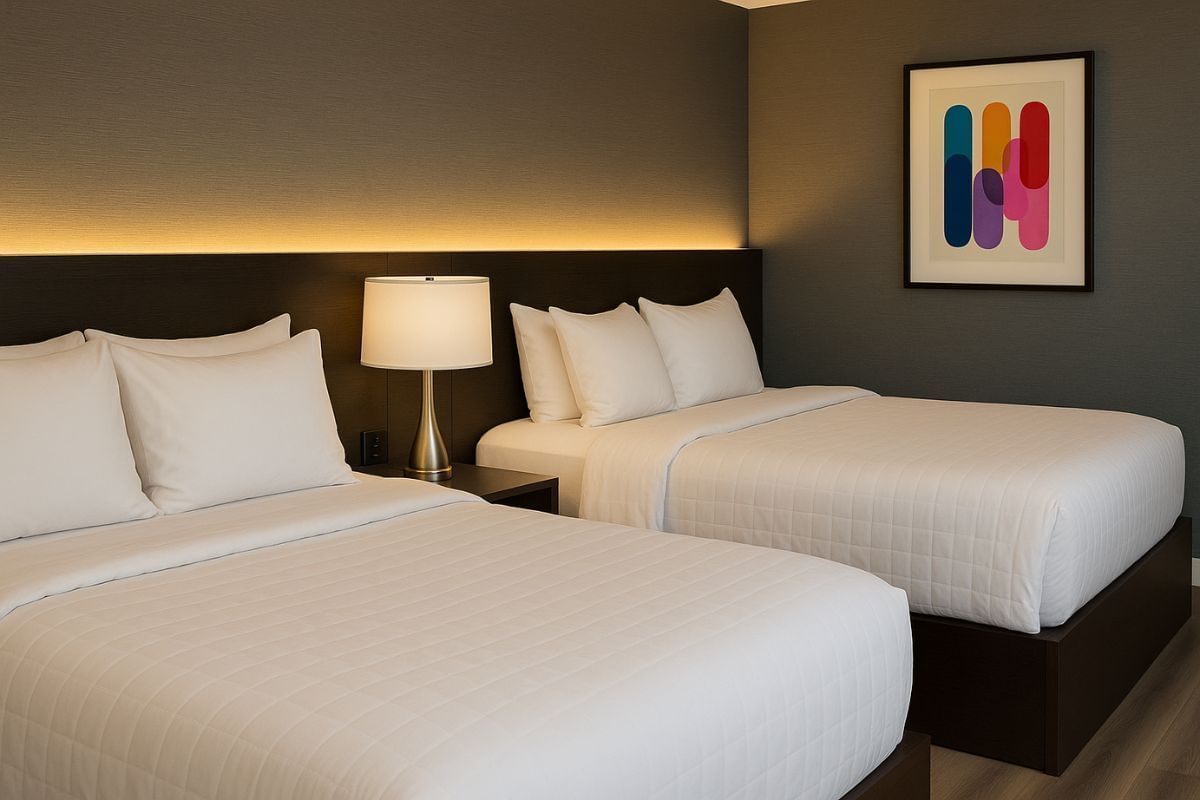 Double bed guestroom