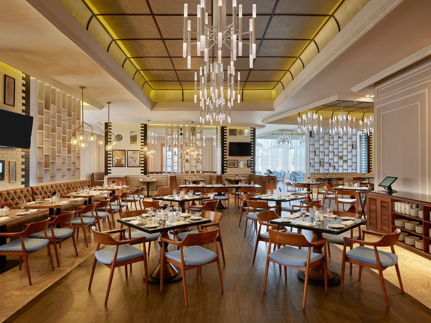 Dining area in the Café Montejo at the Fiesta Americana Mérida