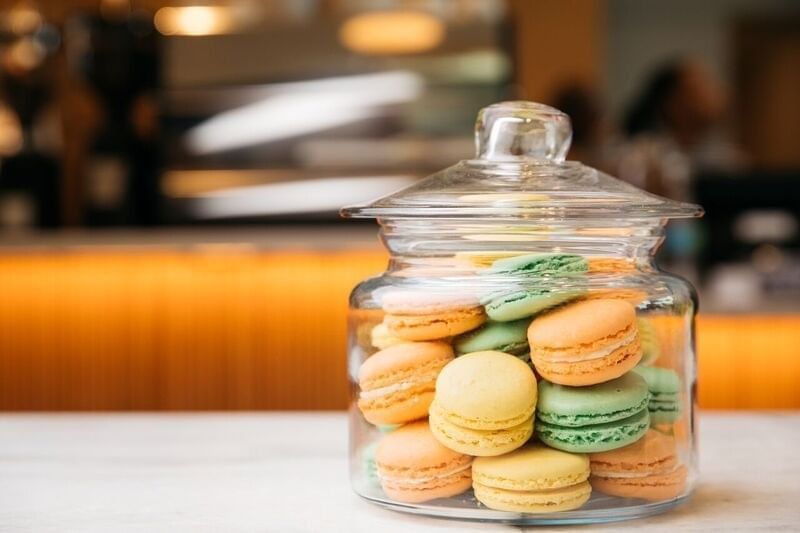 Macrons bottle in Counter Point at The Diplomat Resort
