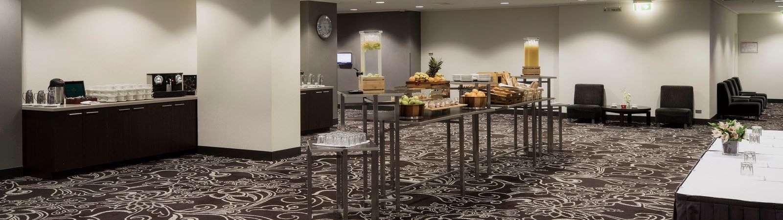 Refreshments served in meeting at Novotel Melbourne On Collins