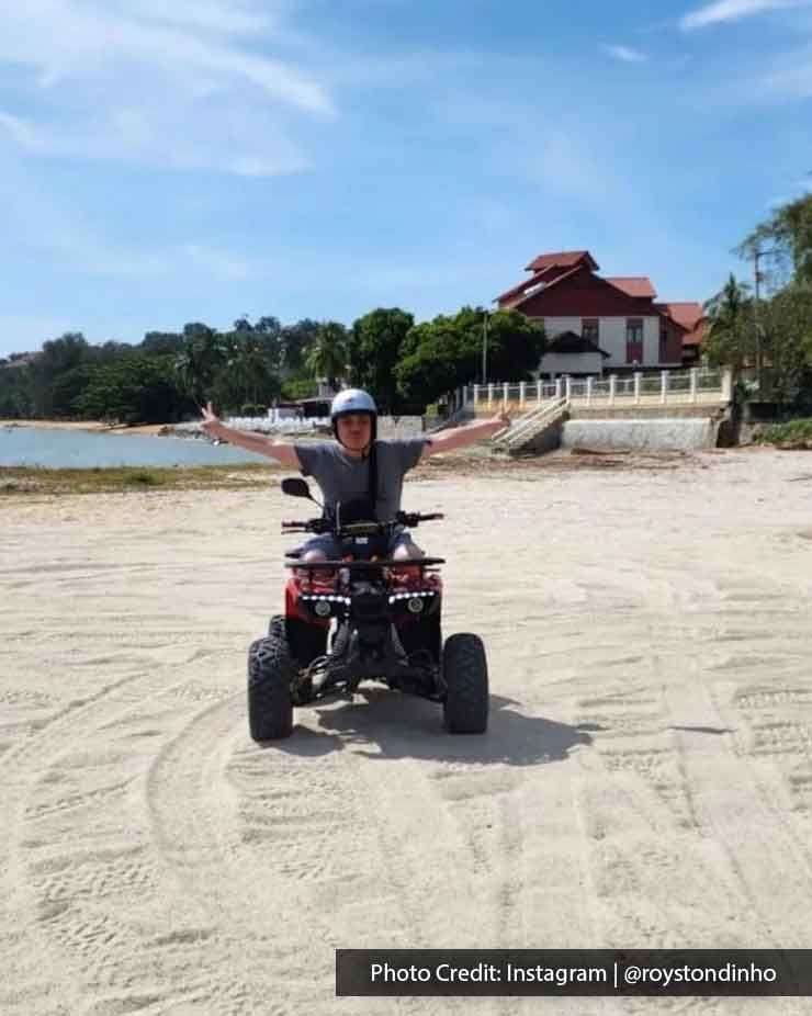 a man exploring nature's wonders on an ATV - Lexis MY