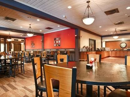dining tables at restaurant