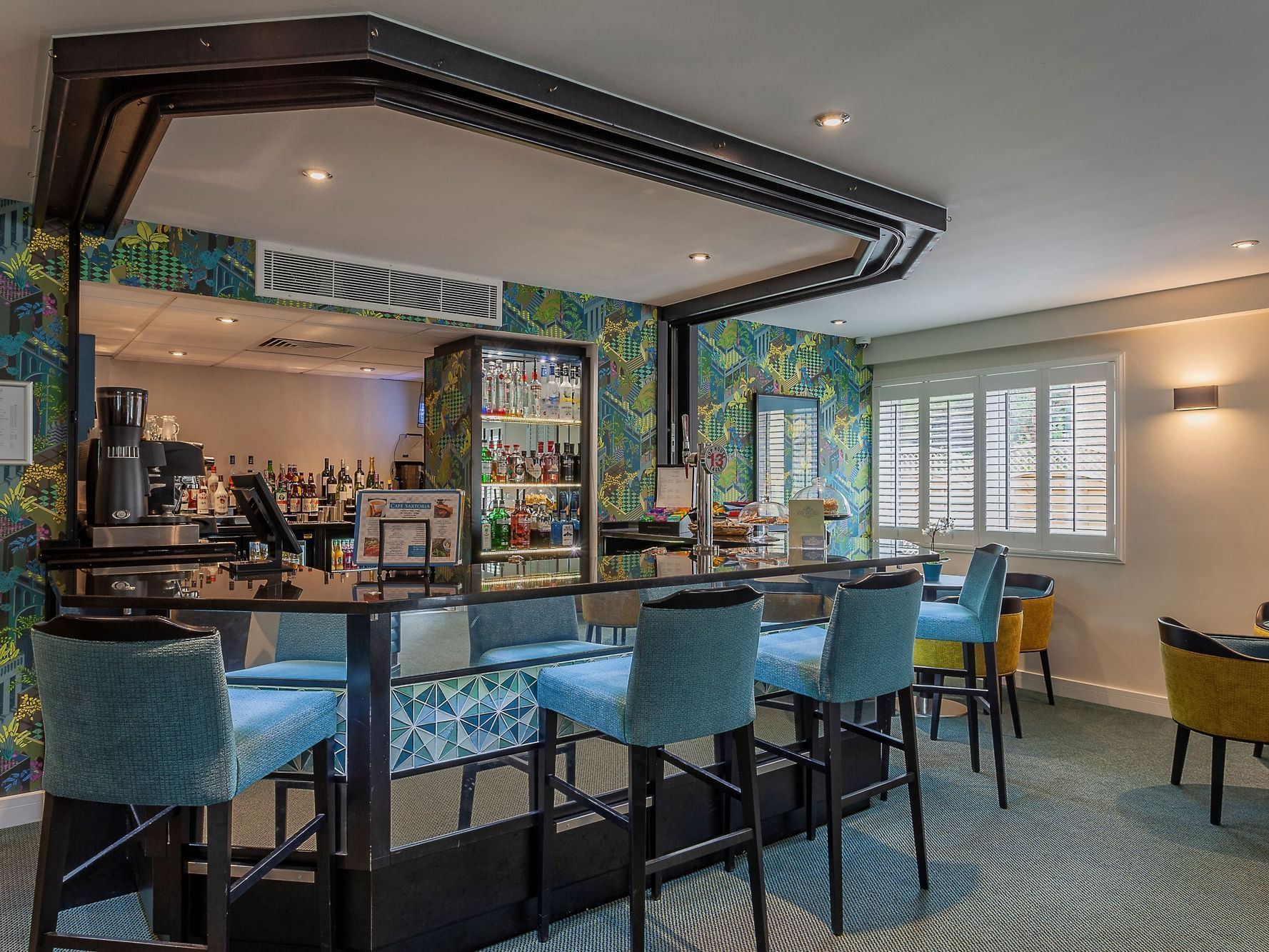 Interior view of Sartoria Bar at Orsett Hall