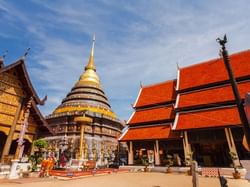 Wat Phra That Lampang temple near Hop Inn Hotel