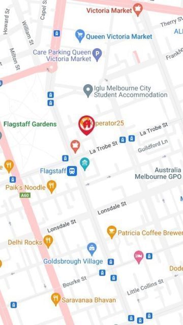 UniLodge Melbourne CBD Map