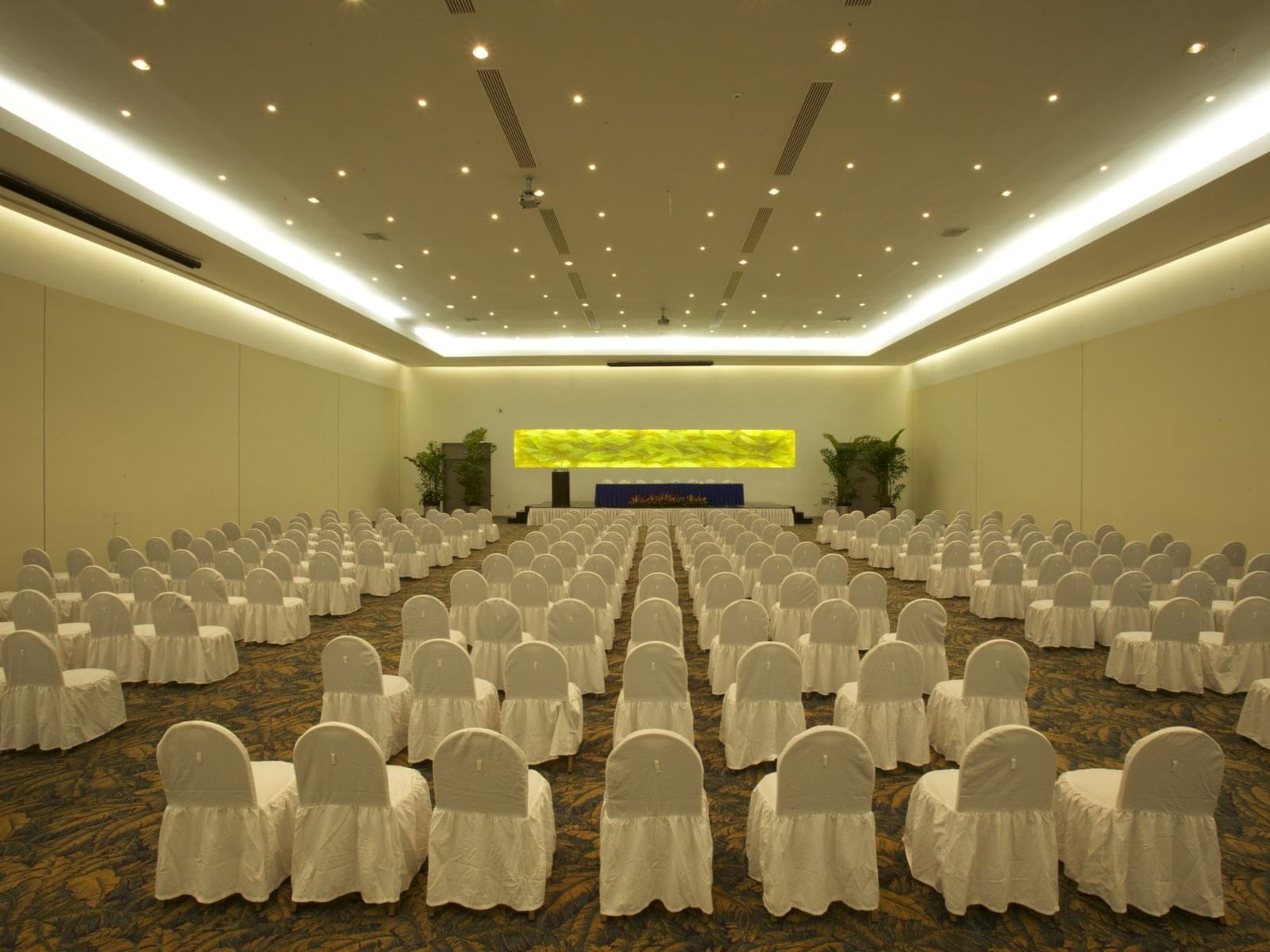 Chairs arranged in Allegra Convention Center at Gamma Hotels