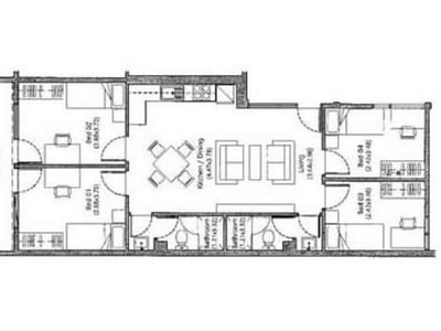 4 Bedroom Floor Plan