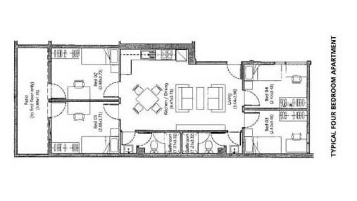 4 Bedroom Floor Plan