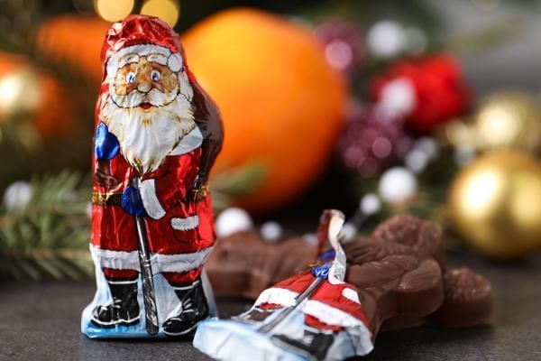 Chocolate Santa a perfect Christmas Stocking Filler Idea for Kids