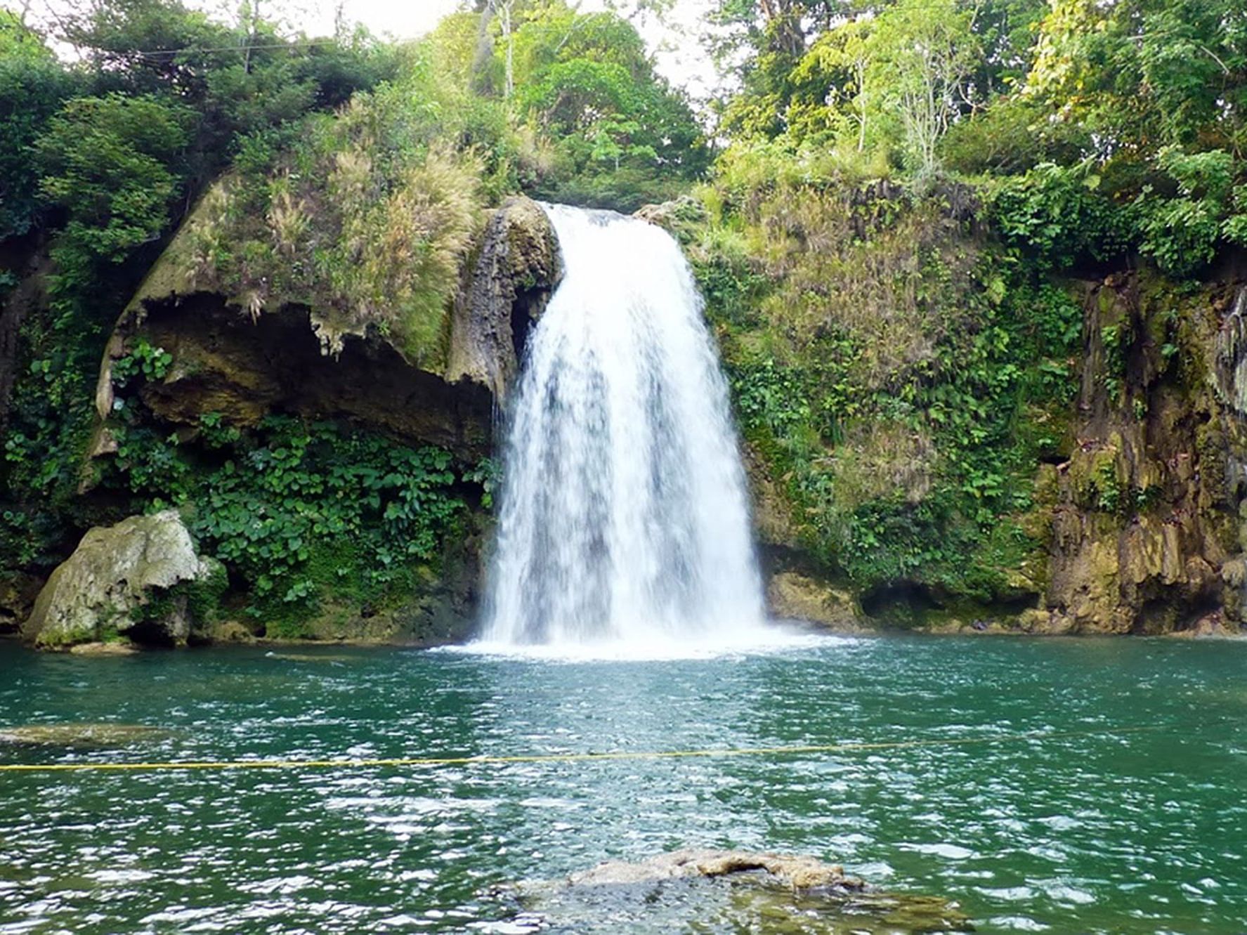 a waterfall 