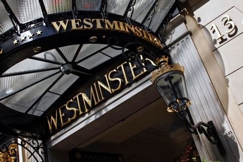 Marquise Hotel exterior Westminster Warwick Paris