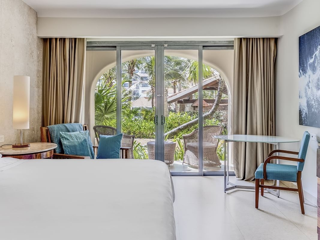 Premium Garden View bedroom at FA Hotels & Resorts