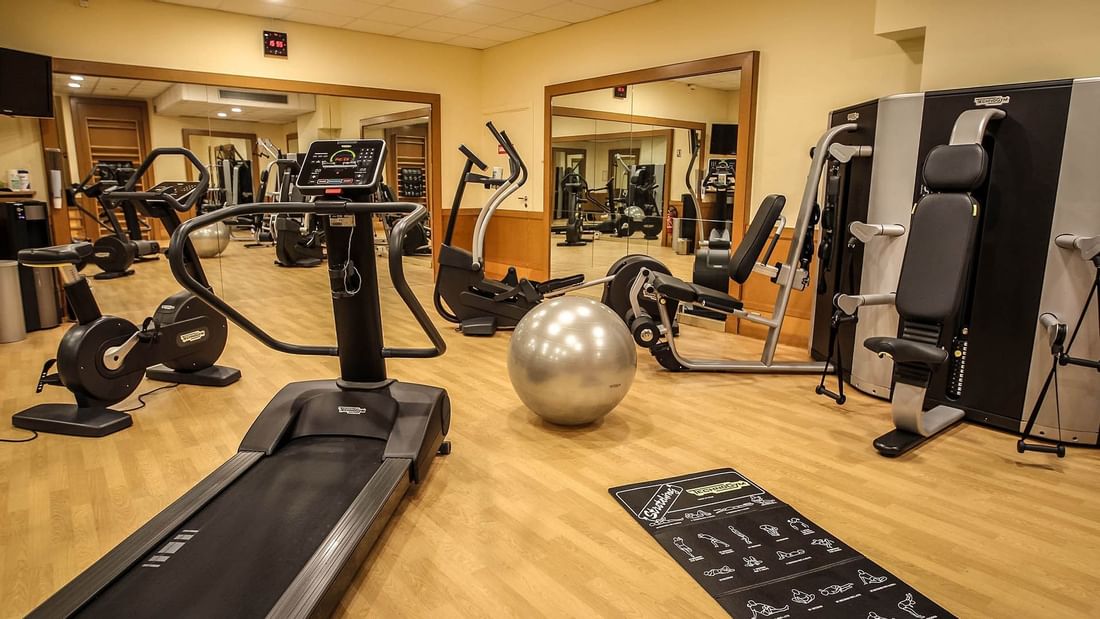 Gym at Domaine de Divonne Hotel in Divonne-les-Bains