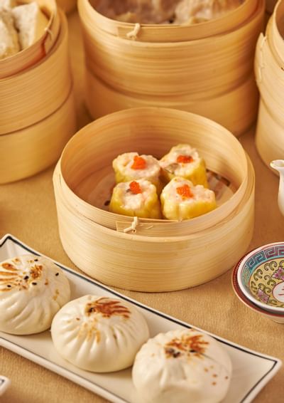 Dumplings & dim sum served at Hanoi Daewoo Hotel