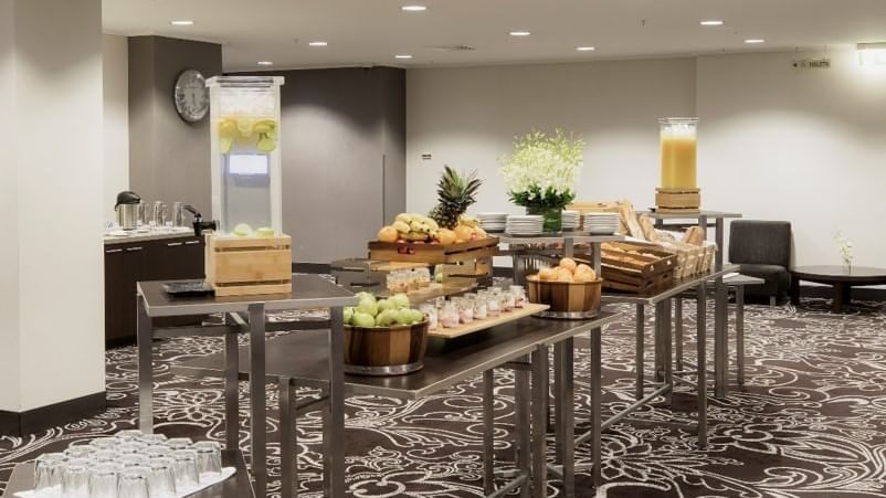 Refreshments served in Function Foyer at Novotel Melbourne
