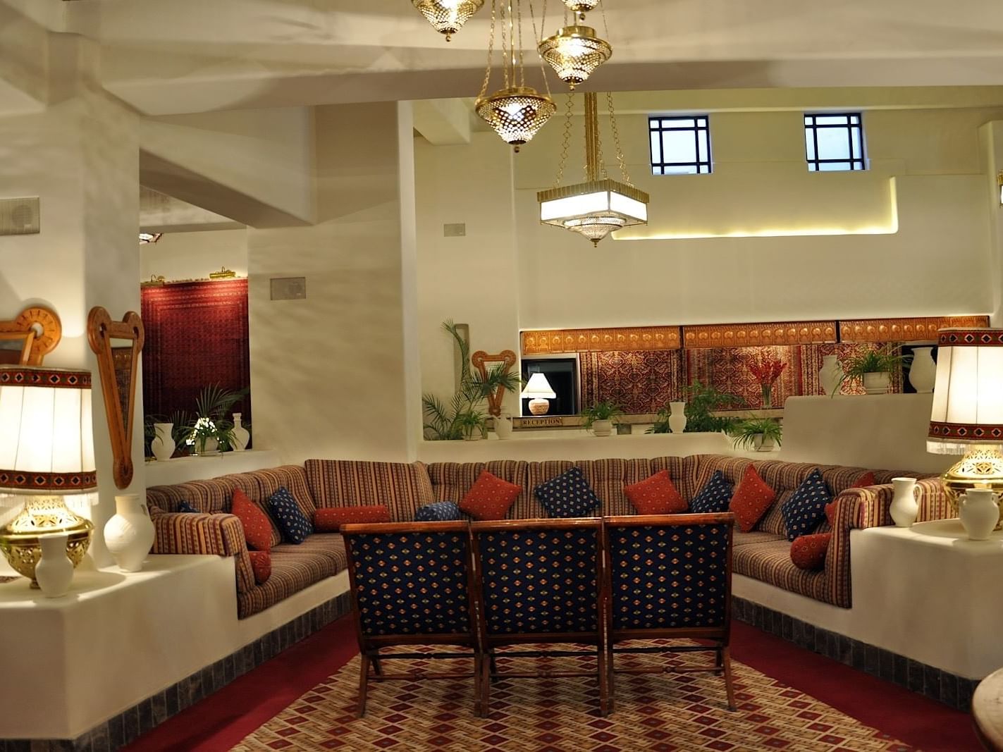 Interior of The Qila Sailullah Hall at Quetta Serena Hotel