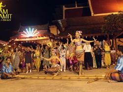Re-show entertainment of Siam Niramit near Chatrium Hotel Riverside Bangkok