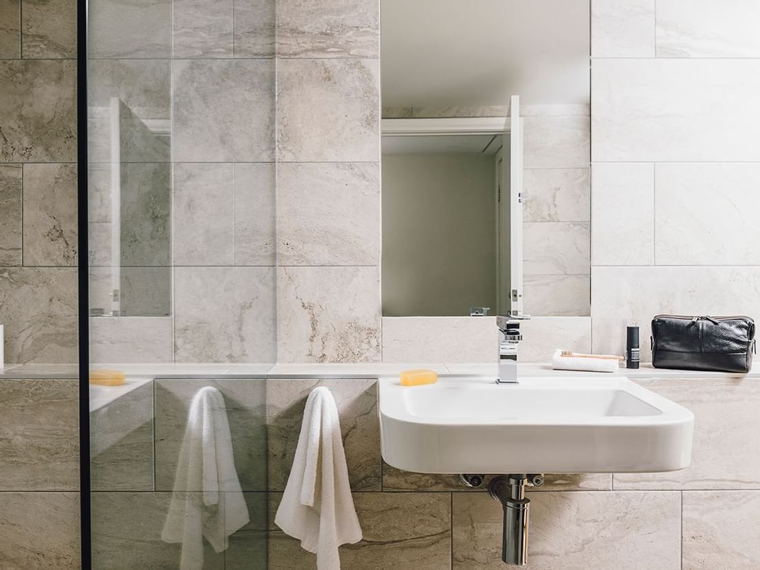 Bathroom in 1 Bedroom Superior Suite at Quay West Suites Melbourne