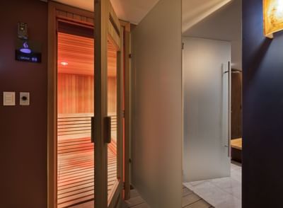 Sauna at Las Suites Campos Eliseos in Mexico City