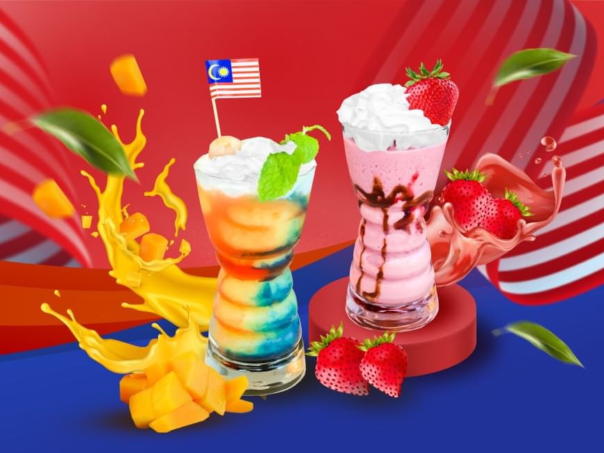 Refreshing Merdeka Beverages at Coralz Bistro