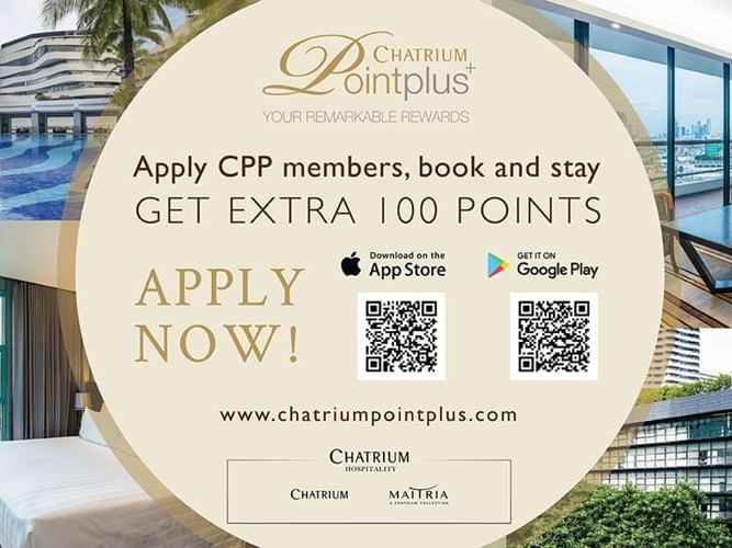 Chatrium Point Plus Loyalty Program poster at Emporium Suites