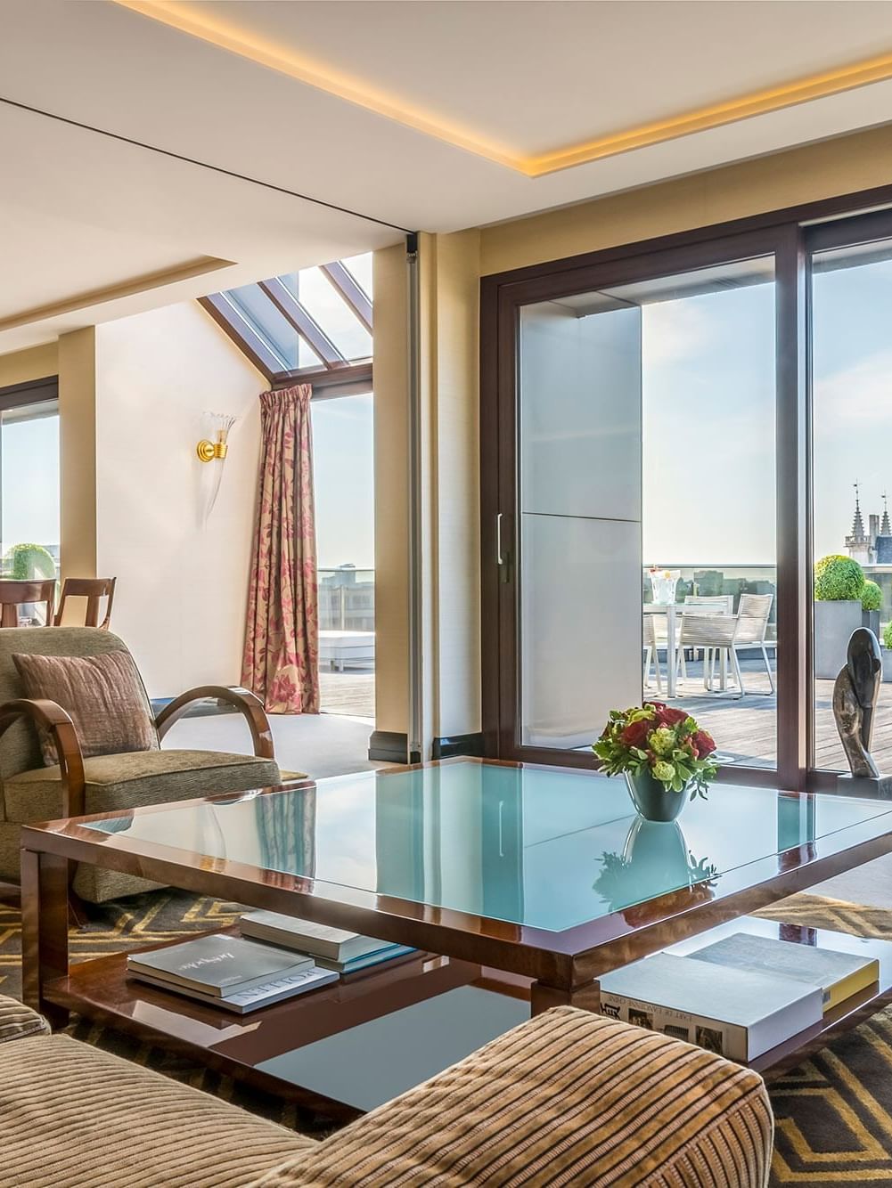 Surface habitable de la suite Grand Place à l'hôtel Warwick Brussels