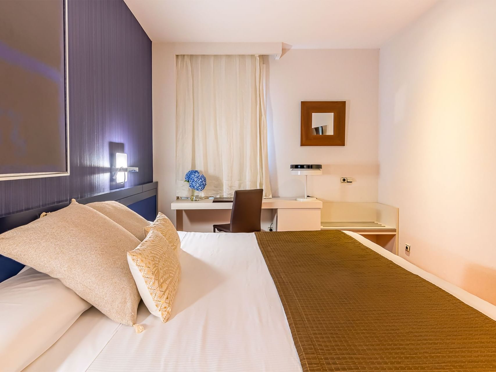 Habitación Doble Estándar del Hotel Amura Alcobendas cerca de Madrid
