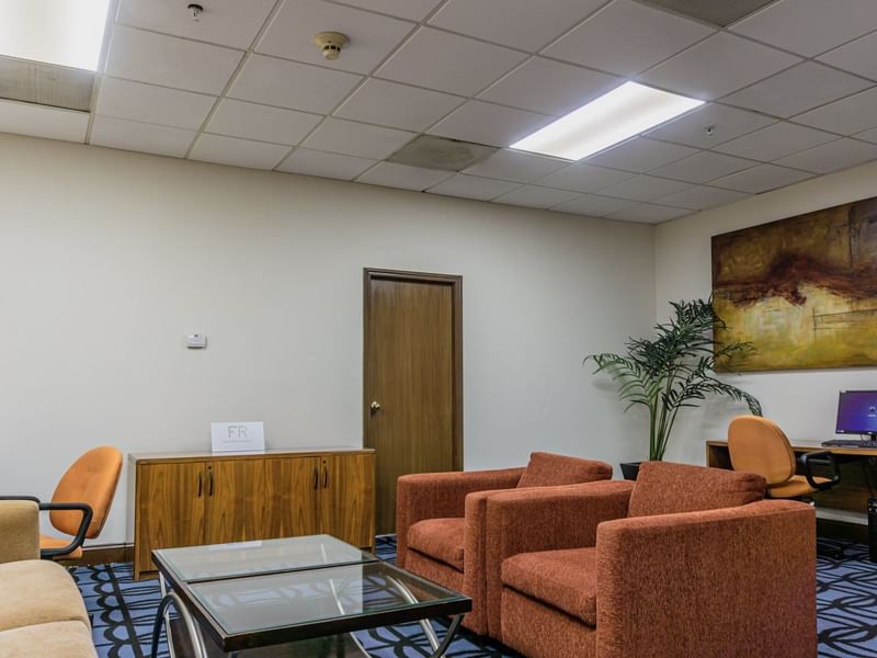 Lounge area in the Centro De Negocios at Gamma Hotels