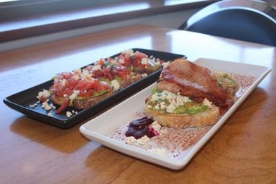 Avocado Toast served in a Room at Ocean Centre Hotel